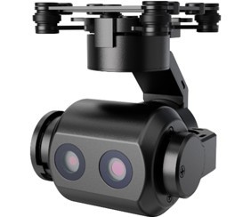 W55微型三軸長短焦可見光穩(wěn)像吊艙