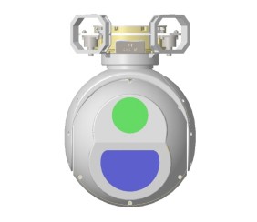 S185DA-Q兩軸四框架雙光吊艙