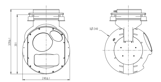 S240FA兩軸四光吊艙