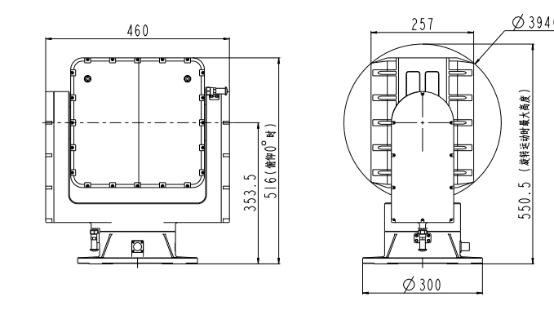 ZT093FA兩軸四光轉(zhuǎn)臺